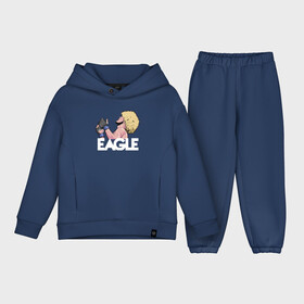 Детский костюм хлопок Oversize с принтом Eagle в городе Новоалтайск,  |  | 28 | champion | champions | dagestan | eagle | eagls | habib | khabib | mma | nurmagomedov | russia | ufc | борьба | дагестан | мма | нурмагомедов | орел | россия | хабиб | чемпион | юфс
