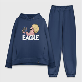 Женский костюм хлопок Oversize с принтом Eagle в городе Новоалтайск,  |  | 28 | champion | champions | dagestan | eagle | eagls | habib | khabib | mma | nurmagomedov | russia | ufc | борьба | дагестан | мма | нурмагомедов | орел | россия | хабиб | чемпион | юфс