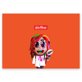 Поздравительная открытка с принтом 6ix9ine - STOOPID в городе Новоалтайск, 100% бумага | плотность бумаги 280 г/м2, матовая, на обратной стороне линовка и место для марки
 | 6ix9ine | gangsta | gangsta rap | hip hop | rap | scum gang | stoopid | tekashi | trap | гэнгста | гэнгста рэп | рэп | текаши | трэп | хип хоп