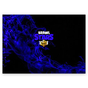 Поздравительная открытка с принтом Brawl Stars в городе Новоалтайск, 100% бумага | плотность бумаги 280 г/м2, матовая, на обратной стороне линовка и место для марки
 | brawl | brawl stars | stars | бравл | бравл старс | браво старс | игра | компьютерная | онлайн | старс