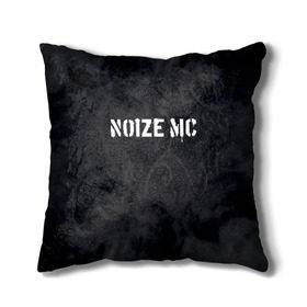 Подушка 3D с принтом NOIZE MC в городе Новоалтайск, наволочка – 100% полиэстер, наполнитель – холлофайбер (легкий наполнитель, не вызывает аллергию). | состоит из подушки и наволочки. Наволочка на молнии, легко снимается для стирки | Тематика изображения на принте: noize mc