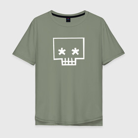 Мужская футболка хлопок Oversize с принтом Noize MC в городе Новоалтайск, 100% хлопок | свободный крой, круглый ворот, “спинка” длиннее передней части | music | noize mc | rap | trend | музыка | новинки | рэп | тренды
