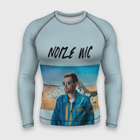 Мужской рашгард 3D с принтом Noize MC в городе Новоалтайск,  |  | music | noize | noize mc | rap | все как у людей | музыка | музыкант | надпись | нойз | нойз мс | рэп
