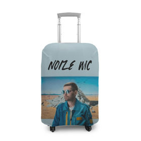 Чехол для чемодана 3D с принтом Noize MC в городе Новоалтайск, 86% полиэфир, 14% спандекс | двустороннее нанесение принта, прорези для ручек и колес | music | noize | noize mc | rap | все как у людей | музыка | музыкант | надпись | нойз | нойз мс | рэп