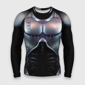 Мужской рашгард 3D с принтом Робокоп в городе Новоалтайск,  |  | 90 е | robocop | броня | железный | костюм | машина | робот | стальной | торс