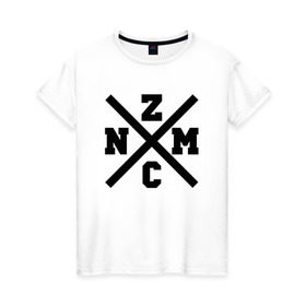Женская футболка хлопок с принтом Noize MC в городе Новоалтайск, 100% хлопок | прямой крой, круглый вырез горловины, длина до линии бедер, слегка спущенное плечо | mc | music | noize | noize mc | rap | rock | мс | музыка | репер | рок | русский | рэп | рэпер | тренд | хит