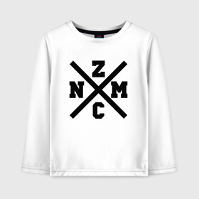Детский лонгслив хлопок с принтом Noize MC в городе Новоалтайск, 100% хлопок | круглый вырез горловины, полуприлегающий силуэт, длина до линии бедер | mc | music | noize | noize mc | rap | rock | мс | музыка | репер | рок | русский | рэп | рэпер | тренд | хит
