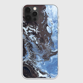 Чехол для iPhone 12 Pro Max с принтом Волны в городе Новоалтайск, Силикон |  | абстракция | волны | краски | масло