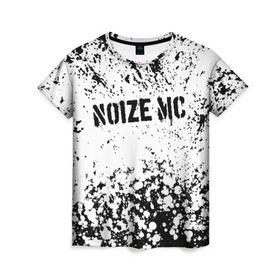 Женская футболка 3D с принтом NOIZE MC в городе Новоалтайск, 100% полиэфир ( синтетическое хлопкоподобное полотно) | прямой крой, круглый вырез горловины, длина до линии бедер | noize mc | rap | все как у людей | гой еси | нойз мс | рэп | чайлдфри.