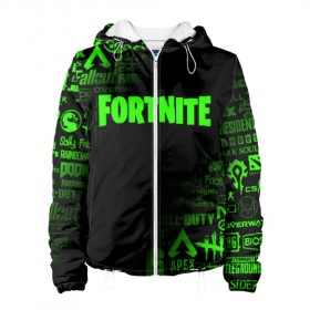 Женская куртка 3D с принтом FORTNITE НОВЫЙ СЕЗОН в городе Новоалтайск, ткань верха — 100% полиэстер, подклад — флис | прямой крой, подол и капюшон оформлены резинкой с фиксаторами, два кармана без застежек по бокам, один большой потайной карман на груди. Карман на груди застегивается на липучку | 10 | battle | fort | fortnite | royale | season | битва | королевская | новый | сезон | форт | фортнайт