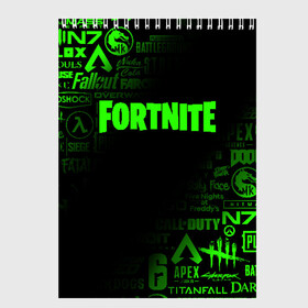 Скетчбук с принтом FORTNITE НОВЫЙ СЕЗОН в городе Новоалтайск, 100% бумага
 | 48 листов, плотность листов — 100 г/м2, плотность картонной обложки — 250 г/м2. Листы скреплены сверху удобной пружинной спиралью | 10 | battle | fort | fortnite | royale | season | битва | королевская | новый | сезон | форт | фортнайт