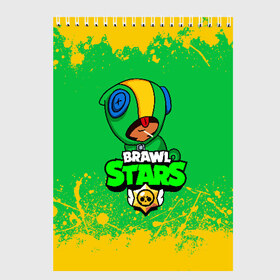 Скетчбук с принтом BRAWL STARS LEON в городе Новоалтайск, 100% бумага
 | 48 листов, плотность листов — 100 г/м2, плотность картонной обложки — 250 г/м2. Листы скреплены сверху удобной пружинной спиралью | brawl stars | bull | colt | leon | stars | берли | бо | брок | ворон | джесси | динамайк | дэррил | кольт | леон | мортис | нита | пайпер | пенни | поко | пэм | рикошет | спайк | тара | фрэнк | шелли | эль примо