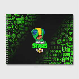 Альбом для рисования с принтом BRAWL STARS LEON в городе Новоалтайск, 100% бумага
 | матовая бумага, плотность 200 мг. | Тематика изображения на принте: brawl stars | bull | colt | leon | stars | берли | бо | брок | ворон | джесси | динамайк | дэррил | кольт | леон | мортис | нита | пайпер | пенни | поко | пэм | рикошет | спайк | тара | фрэнк | шелли | эль примо