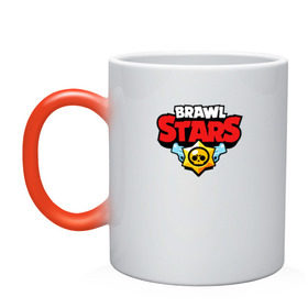 Кружка хамелеон с принтом BRAWL STARS в городе Новоалтайск, керамика | меняет цвет при нагревании, емкость 330 мл | Тематика изображения на принте: brawl stars | bull | colt | leon | stars | берли | бо | брок | ворон | джесси | динамайк | дэррил | кольт | леон | мортис | нита | пайпер | пенни | поко | пэм | рикошет | спайк | тара | фрэнк | шелли | эль примо