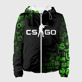 Женская куртка 3D с принтом CS GO в городе Новоалтайск, ткань верха — 100% полиэстер, подклад — флис | прямой крой, подол и капюшон оформлены резинкой с фиксаторами, два кармана без застежек по бокам, один большой потайной карман на груди. Карман на груди застегивается на липучку | borderlands | call of duty | counter strike | cs go | dark souls | devil may cry | dmc | dota | dota2 | face | fallout | far cry | stalker | tes | the elder scrolls | the last of us | the witcher | warframe | watch dogs | ведьмак | дота | до