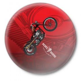 Значок с принтом Vintage chopper motorcycle в городе Новоалтайск,  металл | круглая форма, металлическая застежка в виде булавки | bike | crash | drift | extreme | jawa | motor cycle | motorbike | motorcycle | race | racing | rally | turbo | автомобил | быстрый | классика | мотоцикл | скремблер | экстрим