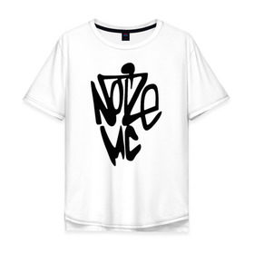 Мужская футболка хлопок Oversize с принтом Noize MC в городе Новоалтайск, 100% хлопок | свободный крой, круглый ворот, “спинка” длиннее передней части | face2face | mc | noize | noize mc | protivo gunz | rыchigy mashыn 13 | v.i.p | алексеев | иван алексеев | мс | ноиз | ноиз мс | нойз | нойз мс | реп | рок | рэп | хип хоп | шум | шуметь