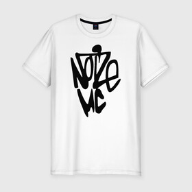 Мужская футболка хлопок Slim с принтом Noize MC в городе Новоалтайск, 92% хлопок, 8% лайкра | приталенный силуэт, круглый вырез ворота, длина до линии бедра, короткий рукав | face2face | mc | noize | noize mc | protivo gunz | rыchigy mashыn 13 | v.i.p | алексеев | иван алексеев | мс | ноиз | ноиз мс | нойз | нойз мс | реп | рок | рэп | хип хоп | шум | шуметь