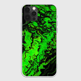 Чехол для iPhone 12 Pro Max с принтом Тёмные зеленые краски в городе Новоалтайск, Силикон |  | Тематика изображения на принте: abstract | acrylic | art | color | liquid | modern | paint | painting | splash | абстракция | акрил | арт | брызги | жидкость | искусство | краска | рисунок | современный