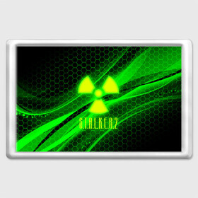 Магнит 45*70 с принтом S.T.A.L.K.E.R. 2 в городе Новоалтайск, Пластик | Размер: 78*52 мм; Размер печати: 70*45 | Тематика изображения на принте: bandit | chernobyl | pripyat | s.t.a.l.k.e.r. 2 | shadow of chernobyl | stalker | stalker 2 | бандиты | меченый | припять | сталкер | сталкер 2 | тени чернобыля | чернобыль | чистое небо