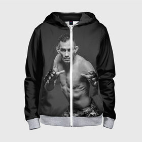 Детская толстовка 3D на молнии с принтом Tony Ferguson в городе Новоалтайск, 100% полиэстер |  манжеты и пояс оформлены широкой мягкой резинкой, двухслойный капюшон со шнурком для регулировки, спереди карманы и застежка-молния
 | el cucuy | ferguson | goin diamond | mma | tony | ufc | бабай. бабайка | бокс | борьба | джиу джитсу | тони | фергюсон | эль кукуй