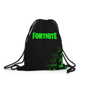 Рюкзак-мешок 3D с принтом FORTNITE 10 СЕЗОН в городе Новоалтайск, 100% полиэстер | плотность ткани — 200 г/м2, размер — 35 х 45 см; лямки — толстые шнурки, застежка на шнуровке, без карманов и подкладки | Тематика изображения на принте: fortnite | fortnite x | фортнайт