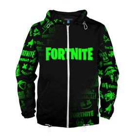 Мужская ветровка 3D с принтом FORTNITE 10 СЕЗОН в городе Новоалтайск, 100% полиэстер | подол и капюшон оформлены резинкой с фиксаторами, два кармана без застежек по бокам, один потайной карман на груди | Тематика изображения на принте: fortnite | fortnite x | фортнайт