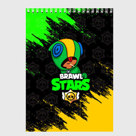 Скетчбук с принтом BRAWL STARS LEON в городе Новоалтайск, 100% бумага
 | 48 листов, плотность листов — 100 г/м2, плотность картонной обложки — 250 г/м2. Листы скреплены сверху удобной пружинной спиралью | brawl stars | bull | colt | leon | stars | берли | бо | брок | ворон | джесси | динамайк | дэррил | кольт | леон | мортис | нита | пайпер | пенни | поко | пэм | рикошет | спайк | тара | фрэнк | шелли | эль примо