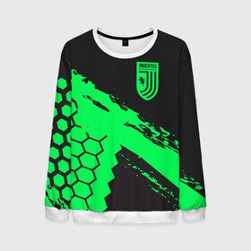 Мужской свитшот 3D с принтом Juventus в городе Новоалтайск, 100% полиэстер с мягким внутренним слоем | круглый вырез горловины, мягкая резинка на манжетах и поясе, свободная посадка по фигуре | calcio | club | cr7 | cristiano ronaldo | dybala | football | full highlights | goals | italia | juventus | napoli | roma | serie a | белый | италия | клуб | форма | черный | ювентус