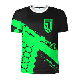 Мужская футболка 3D спортивная с принтом Juventus в городе Новоалтайск, 100% полиэстер с улучшенными характеристиками | приталенный силуэт, круглая горловина, широкие плечи, сужается к линии бедра | Тематика изображения на принте: calcio | club | cr7 | cristiano ronaldo | dybala | football | full highlights | goals | italia | juventus | napoli | roma | serie a | белый | италия | клуб | форма | черный | ювентус