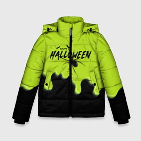 Зимняя куртка для мальчиков 3D с принтом Happy Halloween в городе Новоалтайск, ткань верха — 100% полиэстер; подклад — 100% полиэстер, утеплитель — 100% полиэстер | длина ниже бедра, удлиненная спинка, воротник стойка и отстегивающийся капюшон. Есть боковые карманы с листочкой на кнопках, утяжки по низу изделия и внутренний карман на молнии. 

Предусмотрены светоотражающий принт на спинке, радужный светоотражающий элемент на пуллере молнии и на резинке для утяжки | ghost | halloween | ведьма | джек | дух | кельты | монстр | нечисть | паук | паутина | праздник | привидение | призрак | пугало | тень | тыква | хеллоуин | хэллоуин