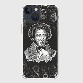 Чехол для iPhone 13 mini с принтом А.С.Пушкин в городе Новоалтайск,  |  | а.с.пушкин | знания | классик | литература | писатели | писатель | писатель классик | пушкин | школа | школьная программа