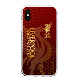 Чехол для iPhone XS Max матовый с принтом LIVERPOOL в городе Новоалтайск, Силикон | Область печати: задняя сторона чехла, без боковых панелей | lfc | liverpool | sport | ynwa | ливерпуль | лфк | спорт