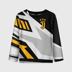 Детский лонгслив 3D с принтом Juventus  в городе Новоалтайск, 100% полиэстер | длинные рукава, круглый вырез горловины, полуприлегающий силуэт
 | calcio | club | cr7 | cristiano ronaldo | dybala | football | full highlights | goals | italia | juventus | napoli | roma | serie a | белый | италия | клуб | форма | черный | ювентус