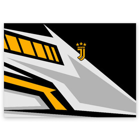 Поздравительная открытка с принтом Juventus  в городе Новоалтайск, 100% бумага | плотность бумаги 280 г/м2, матовая, на обратной стороне линовка и место для марки
 | calcio | club | cr7 | cristiano ronaldo | dybala | football | full highlights | goals | italia | juventus | napoli | roma | serie a | белый | италия | клуб | форма | черный | ювентус