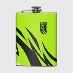 Фляга с принтом Juventus в городе Новоалтайск, металлический корпус | емкость 0,22 л, размер 125 х 94 мм. Виниловая наклейка запечатывается полностью | Тематика изображения на принте: calcio | club | cr7 | cristiano ronaldo | dybala | football | full highlights | goals | italia | juventus | napoli | roma | serie a | белый | италия | клуб | форма | черный | ювентус