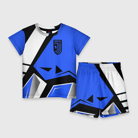 Детский костюм с шортами 3D с принтом Juventus в городе Новоалтайск,  |  | calcio | club | cr7 | cristiano ronaldo | dybala | football | full highlights | goals | italia | juventus | napoli | roma | serie a | белый | италия | клуб | форма | черный | ювентус