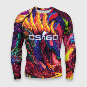 Мужской рашгард 3D с принтом CS GO:HyperBeast в городе Новоалтайск,  |  | awp | counter strike | cs go | cs go global offensive | hyper beast | skin cs | team cs | команды cs | скины оружия | скоростной зверь | хайпер бист