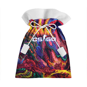 Подарочный 3D мешок с принтом CS GO:HyperBeast в городе Новоалтайск, 100% полиэстер | Размер: 29*39 см | awp | counter strike | cs go | cs go global offensive | hyper beast | skin cs | team cs | команды cs | скины оружия | скоростной зверь | хайпер бист
