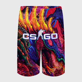 Детские спортивные шорты 3D с принтом CS GOHyperBeast в городе Новоалтайск,  100% полиэстер
 | пояс оформлен широкой мягкой резинкой, ткань тянется
 | awp | counter strike | cs go | cs go global offensive | hyper beast | skin cs | team cs | команды cs | скины оружия | скоростной зверь | хайпер бист