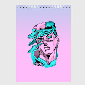 Скетчбук с принтом Jojos Bizarre Adventure в городе Новоалтайск, 100% бумага
 | 48 листов, плотность листов — 100 г/м2, плотность картонной обложки — 250 г/м2. Листы скреплены сверху удобной пружинной спиралью | anime | jojo | senpai | tian | аниме | анимэ | джоджо | ониме | онимэ | сенпай | тян