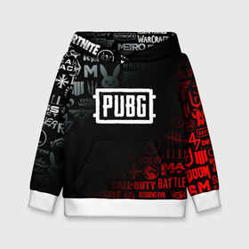 Детская толстовка 3D с принтом PUBG в городе Новоалтайск, 100% полиэстер | двухслойный капюшон со шнурком для регулировки, мягкие манжеты на рукавах и по низу толстовки, спереди карман-кенгуру с мягким внутренним слоем | borderlands | call of duty | counter strike | cs go | dark souls | devil may cry | dmc | dota | dota2 | face | fallout | far cry | stalker | tes | the elder scrolls | the last of us | the witcher | warframe | watch dogs | ведьмак | дота | до