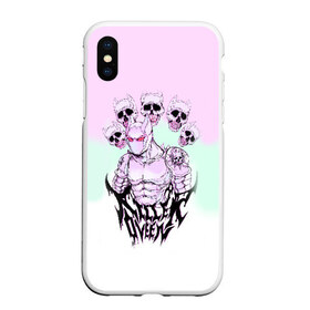 Чехол для iPhone XS Max матовый с принтом JOJO`S BIZARRE ADVENTURE в городе Новоалтайск, Силикон | Область печати: задняя сторона чехла, без боковых панелей | adventure | jojo | jojo s bizarre | jojo’s bizarre adventure | killer queen | аниме | джоджо | манга | невероятные приключения джоджо