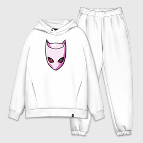 Мужской костюм хлопок OVERSIZE с принтом KILLER QUEEN розовая кошка в городе Новоалтайск,  |  | adventure | jojo | jojo s bizarre | jojo’s bizarre adventure | killer queen | аниме | джоджо | манга | невероятные приключения джоджо