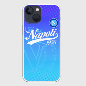 Чехол для iPhone 13 mini с принтом Наполи в городе Новоалтайск,  |  | napoli | ssc napoli | наполи | неаполь | форма | футбол | футболист | футбольный клуб