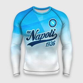 Мужской рашгард 3D с принтом Наполи в городе Новоалтайск,  |  | napoli | ssc napoli | наполи | неаполь | форма | футбол | футболист | футбольный клуб