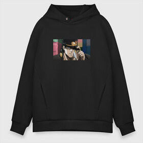 Мужское худи Oversize хлопок с принтом Yare Yare Daze в городе Новоалтайск, френч-терри — 70% хлопок, 30% полиэстер. Мягкий теплый начес внутри —100% хлопок | боковые карманы, эластичные манжеты и нижняя кромка, капюшон на магнитной кнопке | jjba | jojo | jojo’s bizarre adventure | yare yare daze | джоджо | жижа | жожа | жожо | невероятные приключения джоджо | стенд | хамон