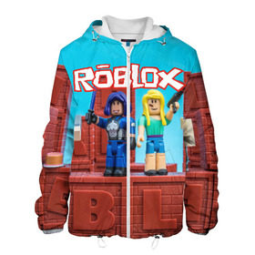 Мужская куртка 3D с принтом Roblox в городе Новоалтайск, ткань верха — 100% полиэстер, подклад — флис | прямой крой, подол и капюшон оформлены резинкой с фиксаторами, два кармана без застежек по бокам, один большой потайной карман на груди. Карман на груди застегивается на липучку | roblox | roblox games | игра роблокс | роблокс симулятор