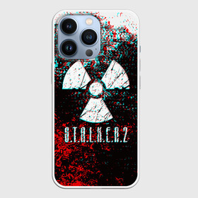 Чехол для iPhone 13 Pro с принтом S.T.A.L.K.E.R. 2 GLITCH в городе Новоалтайск,  |  | Тематика изображения на принте: bandit | chernobyl | pripyat | s.t.a.l.k.e.r. 2 | shadow of chernobyl | stalker | stalker 2 | бандиты | меченый | припять | сталкер | сталкер 2 | тени чернобыля | чернобыль | чистое небо