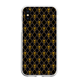 Чехол для iPhone XS Max матовый с принтом KILLER QUEEN SKULL в городе Новоалтайск, Силикон | Область печати: задняя сторона чехла, без боковых панелей | adventure | jojo | jojo s bizarre | jojo’s bizarre adventure | killer queen | аниме | джоджо | манга | невероятные приключения джоджо